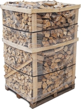 800 kg Brennholz Kaminholz reine Buche sauber auf der Palette frei Haus in 30-33 cm Länge